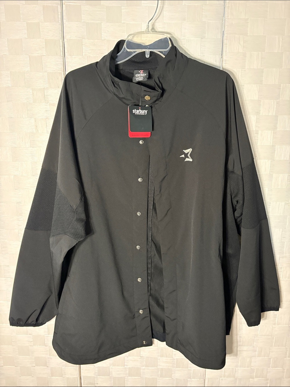 Starbury Black Lightweight Men's Shirt Jacket basketball rare brand new
